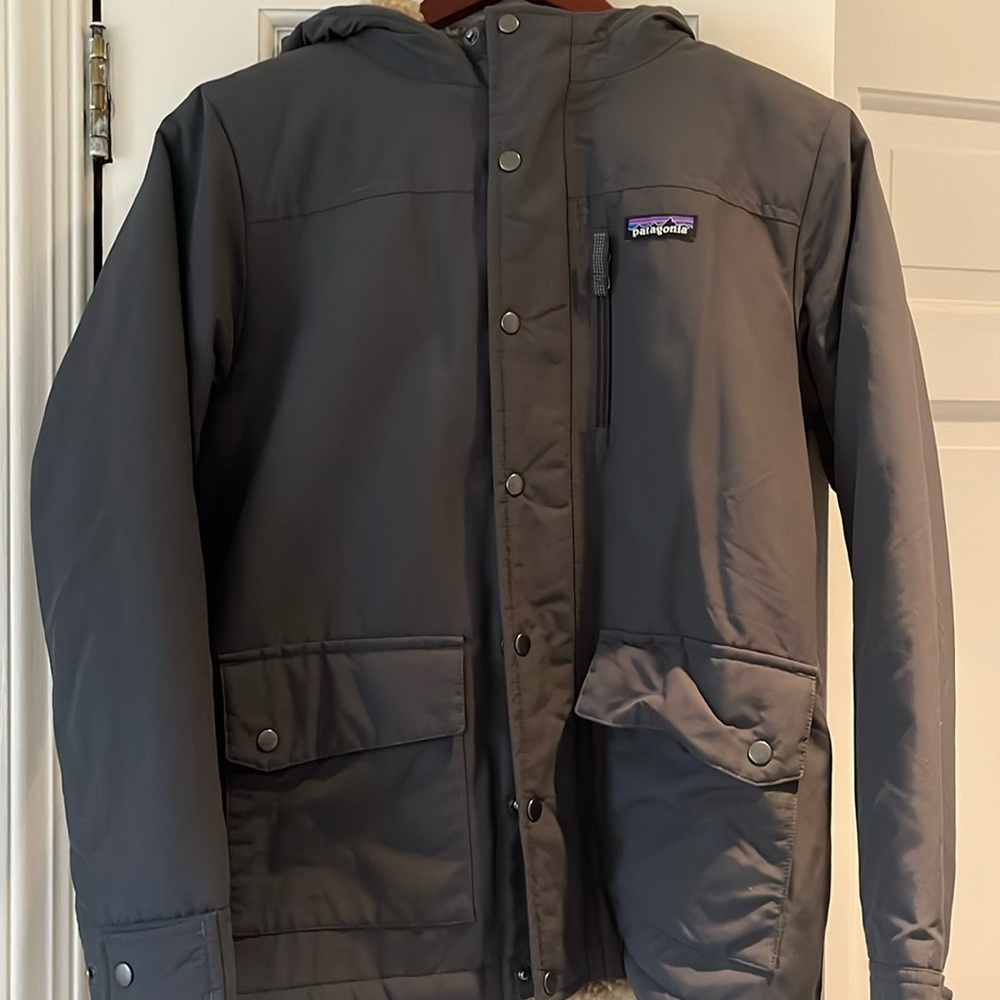 Fleece lined child’s puffer jacket